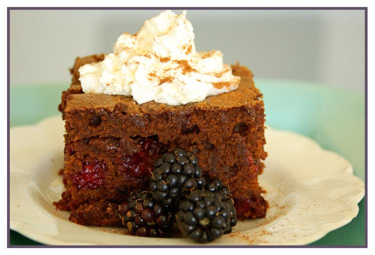 Blackberry Gingerbread