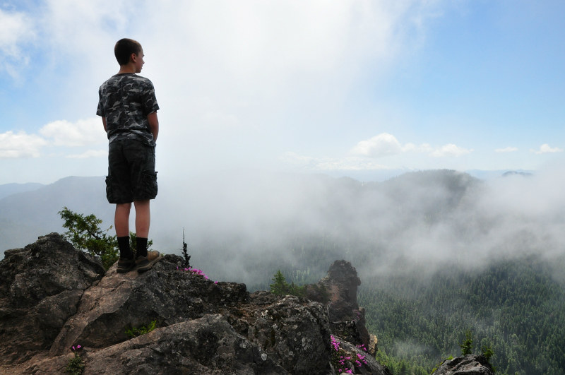 Iron Mountain Hike Summit Clouds @ Mt. Hope Chronicles